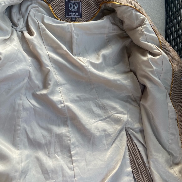 PRICH WOOL COAT chevron pattern - Picture 9 of 14